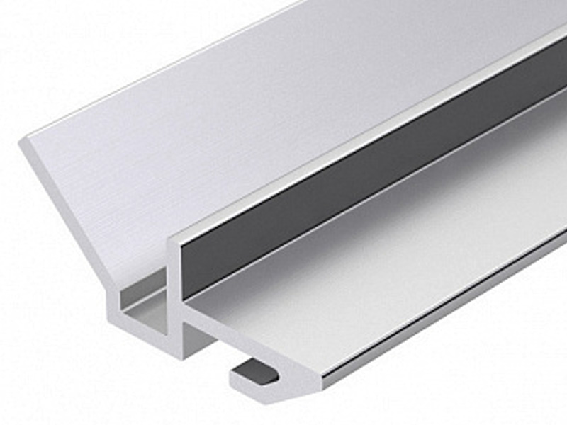 Монтажный профиль ALM-GLASS-6 ANOD купить оптом в Москве 