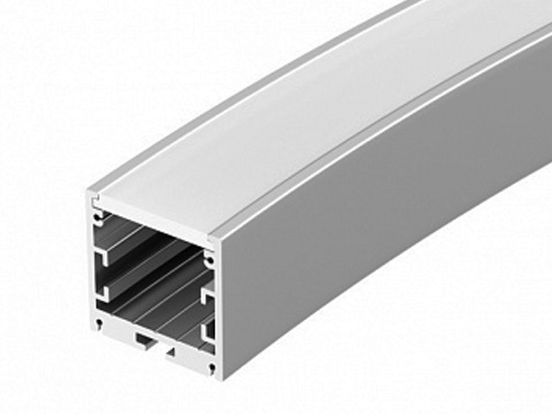 Профиль SL-ARC-3535-D1500-A90 SILVER (1180мм, дуга 1 из 4) купить оптом в Москве 