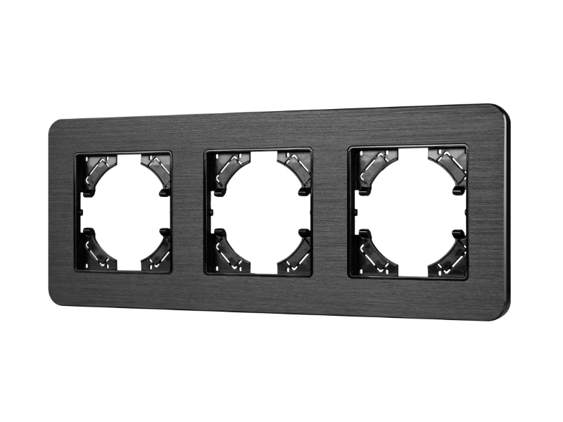 Купить Рамка алюминиевая FRM-AKIRY-AL-3-BK 