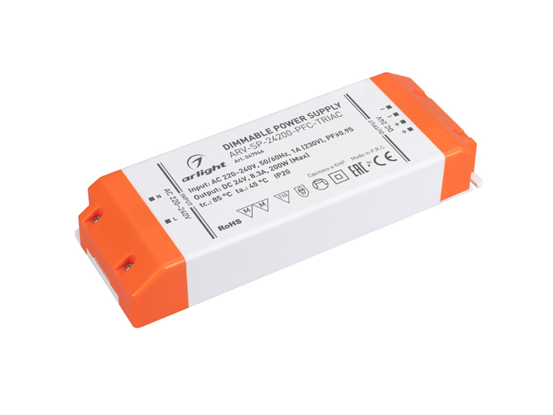 Блок питания ARV-SP-200-PFC-TRIAC купить оптом в Москве 