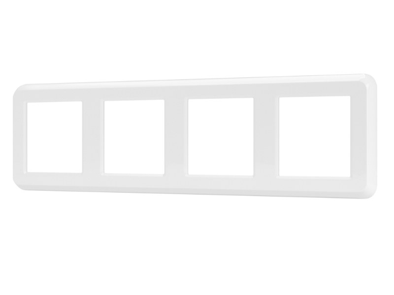 Купить Рамка пластиковая FRM-VERSA-PL-4-WH 