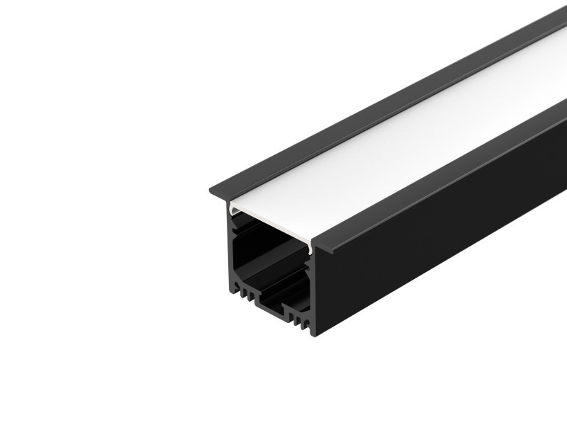 Профиль SL-LINIA49M-F-2000 BLACK купить оптом в Москве 