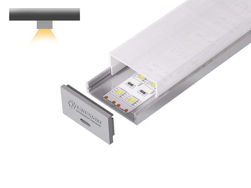 Профиль алюминиевый LP 0733 (2000 мм) купить оптом в Москве 