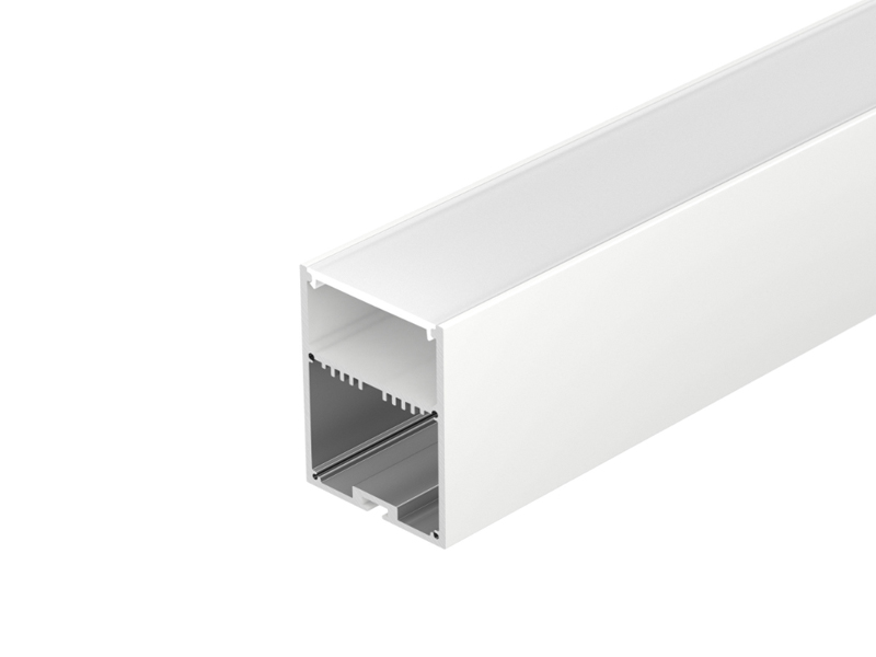 Профиль с экраном SL-LINE-4970-2500 WHITE+OPAL купить оптом в Москве 