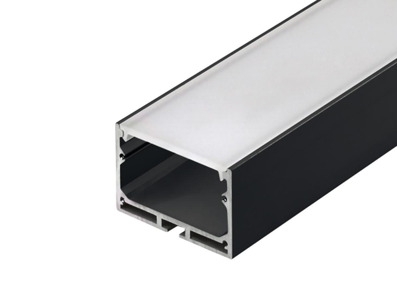 Профиль с экраном SL-LINE-4932-2500 BLACK+OPAL купить оптом в Москве 