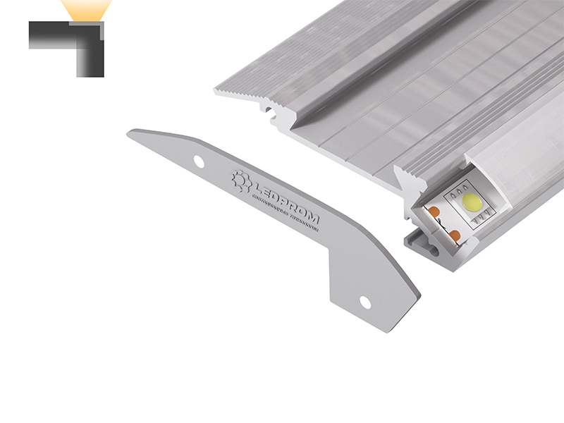 Профиль алюминиевый LP 1867 (2000 мм) купить оптом в Москве 