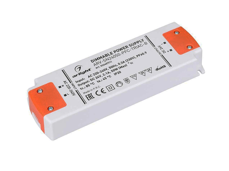 Блок питания ARV-SN050-PFC-TRIAC-B купить оптом в Москве 