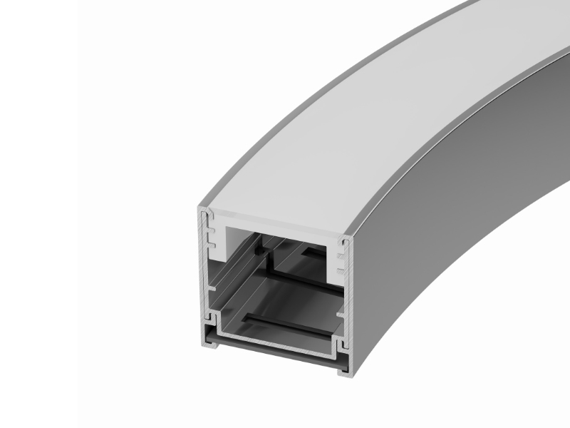 Профиль LINE-3535-BENT-SIDE-2000 ANOD купить оптом в Москве 