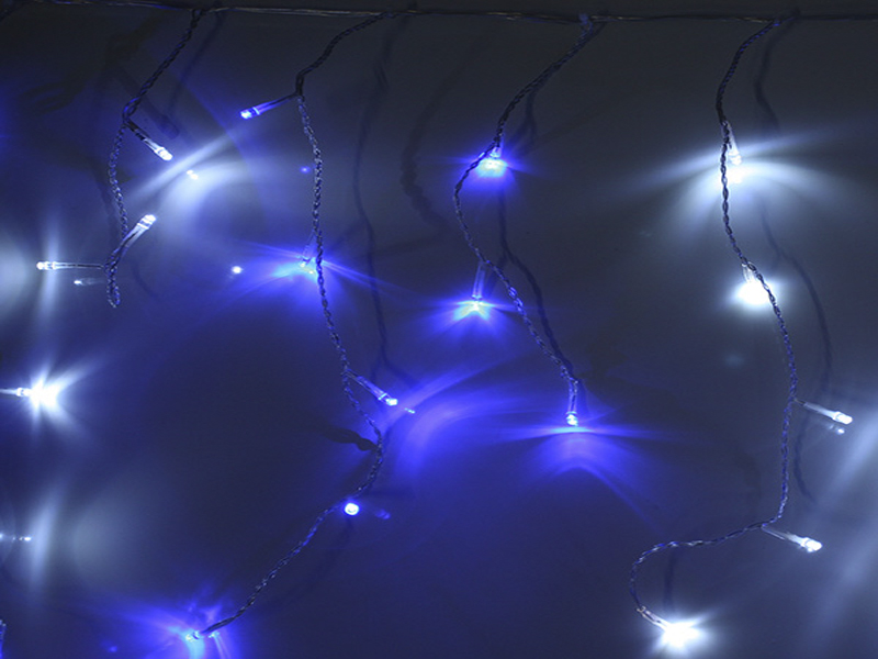 Светодиодная бахрома c динамикой 3x0.5 м (силикон) светодиодная бахрома оптом