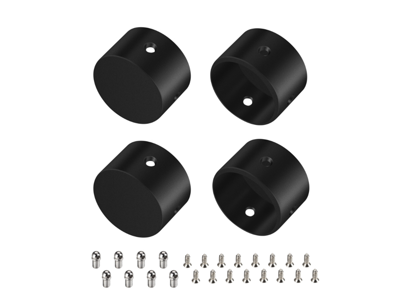 Заглушка WPH-FLEX-D22-360deg BLACK ALU глухая купить оптом в Москве 