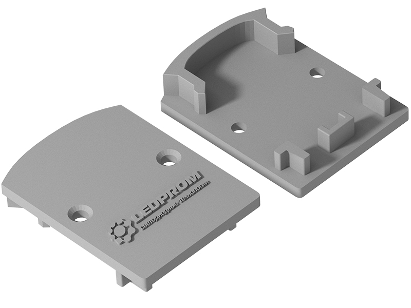 Заглушка для профиля LP 2528 (без отверстия) купить оптом в Москве 