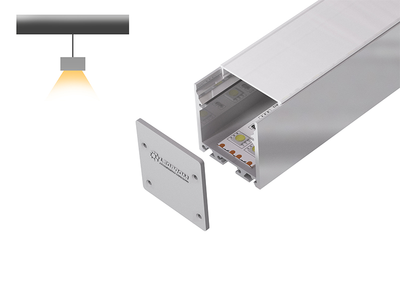 Профиль алюминиевый LP 3535 (2000 мм) купить оптом в Москве 