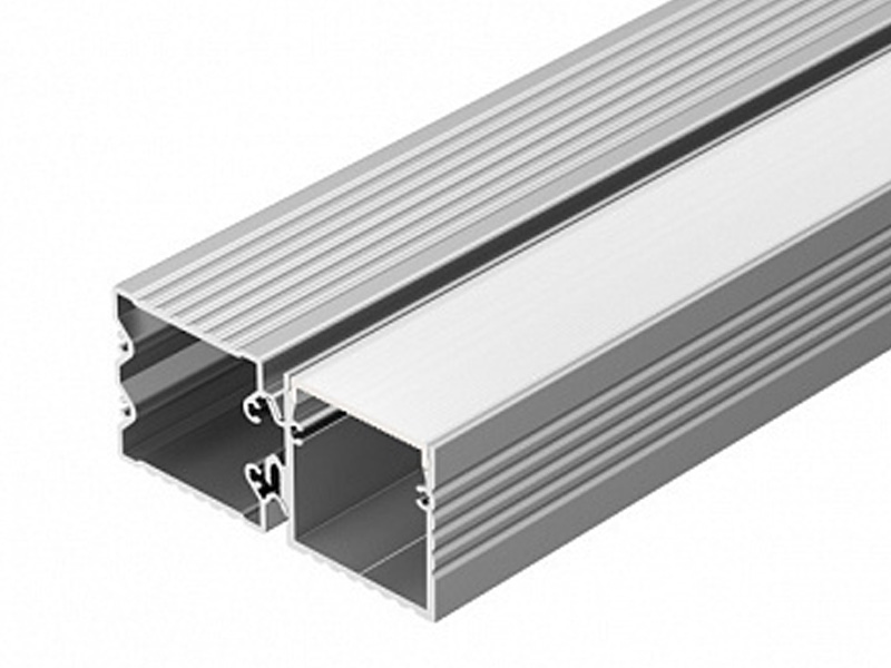 Профиль с экраном ALU-BASE-PW35S-2000 ANOD+FROST AG купить оптом в Москве 