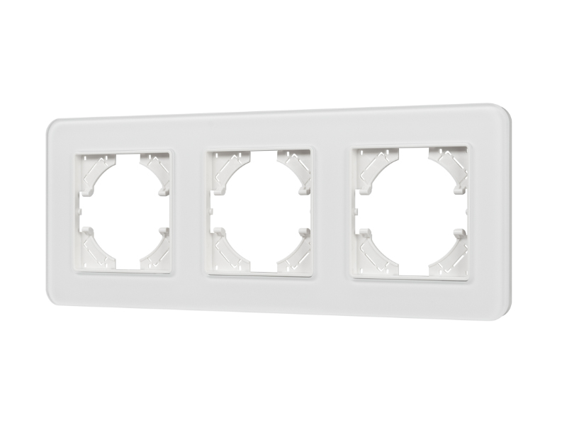 Купить Рамка стеклянная FRM-OMALI-SFGS-3-WH 