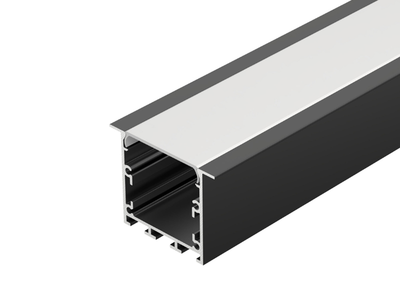 Профиль LINIA49-F-М-2500 BLACK купить оптом в Москве 