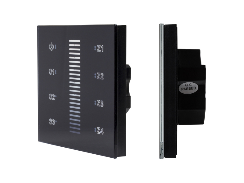 Купить INTELLIGENT ARLIGHT Сенсорная панель DALI-901-11-ADDR-3SC-DIM-DT6-IN Black (BUS) 