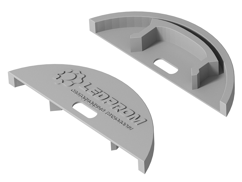 Заглушка для профиля LP 0636 (с отверстием) купить оптом в Москве 