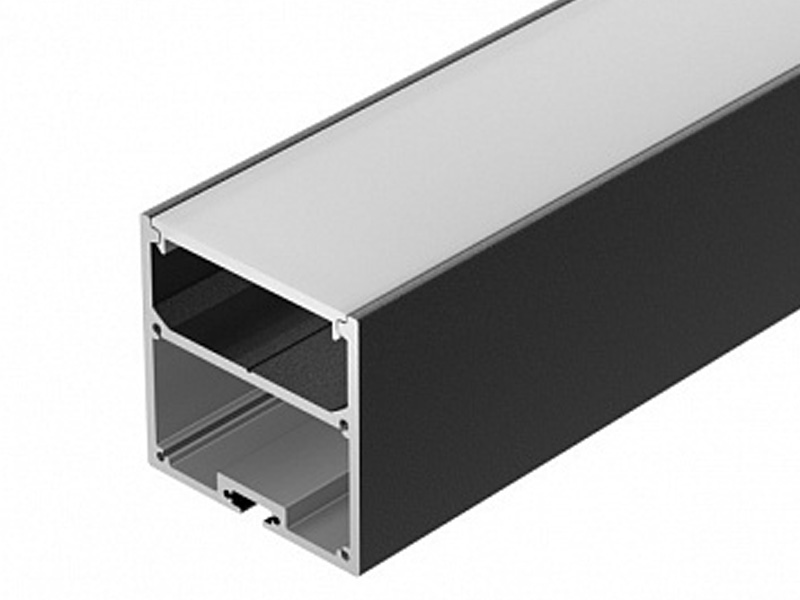 Профиль с экраном SL-LINE-5050-2500 BLACK+OPAL купить оптом в Москве 