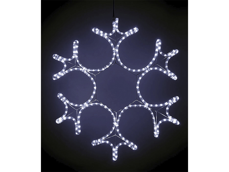 Снежинка светодиодная ажурная 0,55м, 220V купить оптом в Москве 