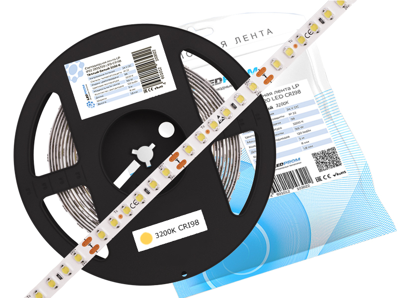 Купить Светодиодная лента LP IP22 2835/120 LED CRI98 