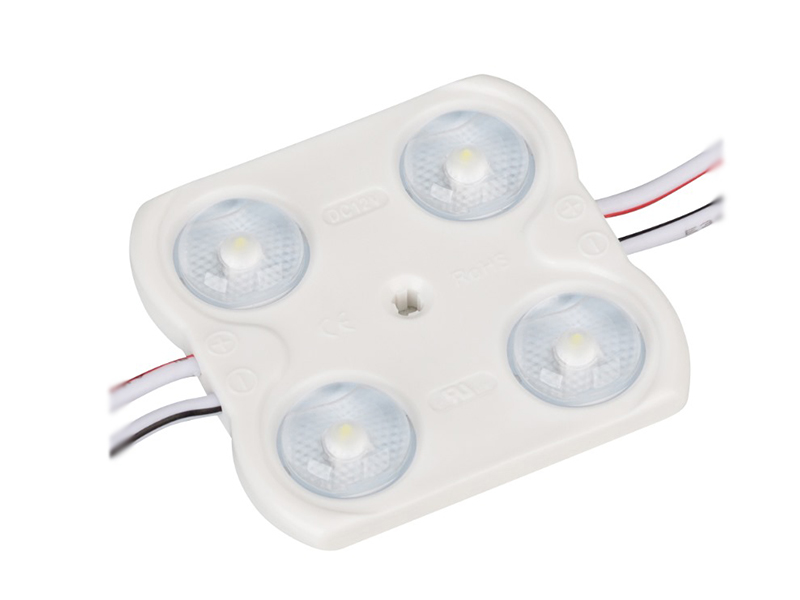 Модуль герметичный CRAFT-2835-4-12V 170deg (45x43mm, 1.6W, IP65) купить оптом в Москве 