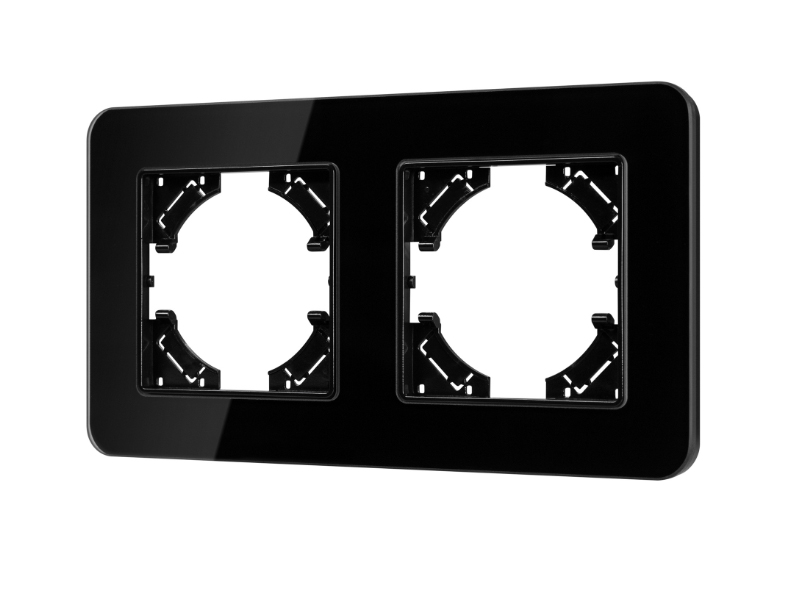 Купить Рамка стеклянная FRM-OMALI-GS-2-BK 