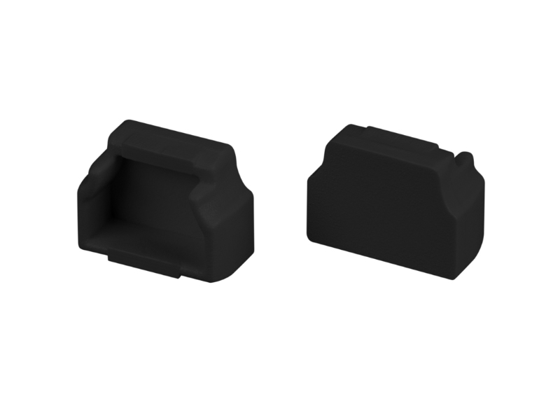 Заглушка СEIL-S12-SHADOW-20-SIDE BLACK глухая купить оптом в Москве 