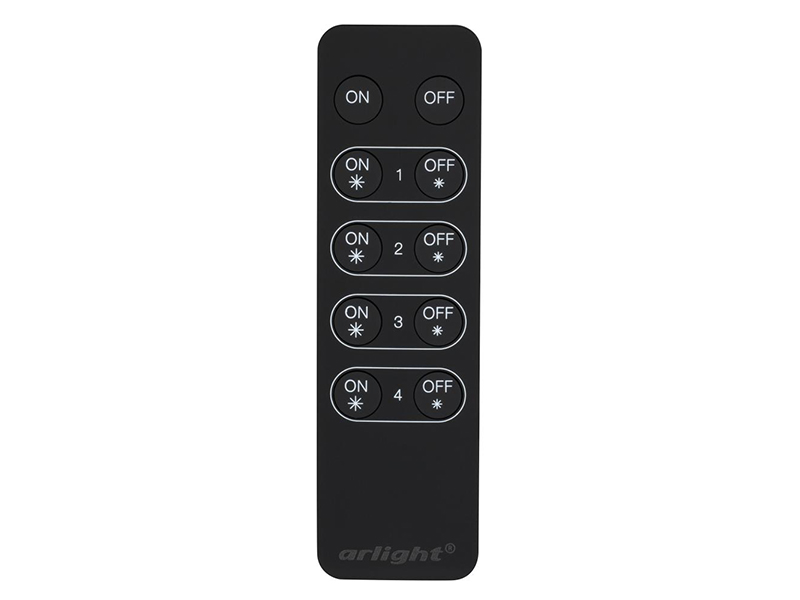 Купить Пульт SR-2833K4 Black (диммер 4 зоны) 