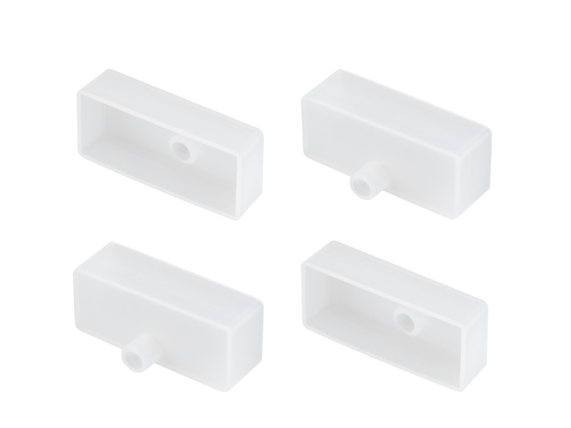 Заглушка WPH-FLEX-5025-TOP WHITE с отверстием купить оптом в Москве 