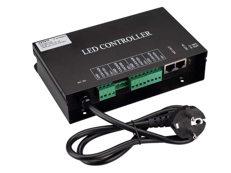 Купить Контроллер HX-SPI-DMX-SL-4P (4096 pix, 220V, TCP/IP, add, ArtNet) 