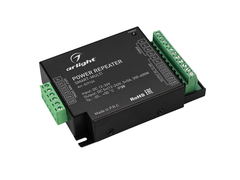 Усилитель SMART-MULTI (12-24V, 5x5A) купить оптом в Москве 