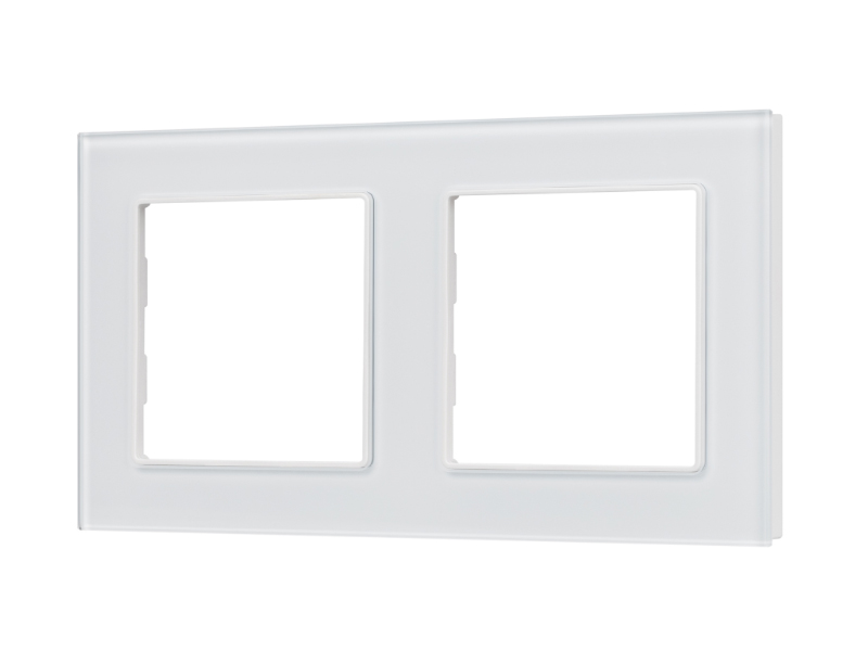 Купить Рамка стеклянная FRM-GLARE-GS-2-WH 