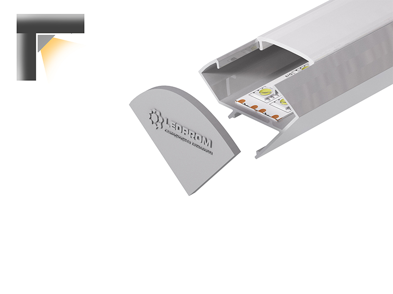 Профиль алюминиевый LP 3333 (2000 мм) купить оптом в Москве 