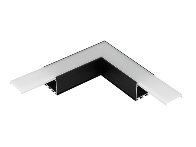 Угол PLS-LOCK-H25-L90 BLACK (с экраном MAT-L) купить оптом в Москве 