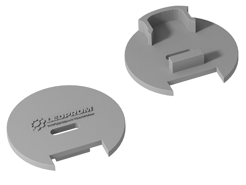 Заглушка для профиля LP 2328 (с отверстием) купить оптом в Москве 