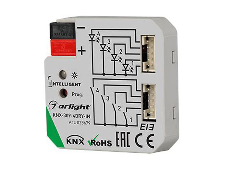 INTELLIGENT ARLIGHT Конвертер KNX-309-4DRY-IN (BUS) купить оптом в Москве 