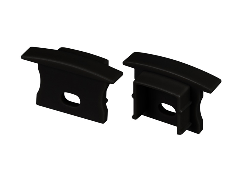 Заглушка LINE-2315-F с отверстием BLACK купить оптом в Москве 