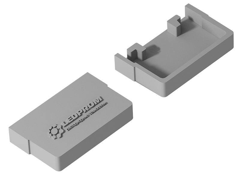 Заглушка для профиля LP 1236/1234 (без отверстия) купить оптом в Москве 