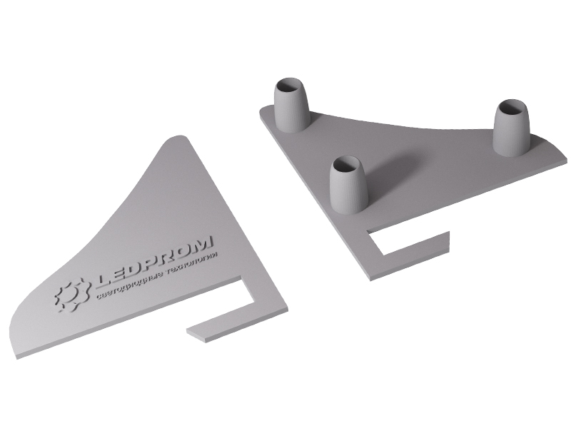 Заглушка для профиля LP 4535 (Правая) купить оптом в Москве 