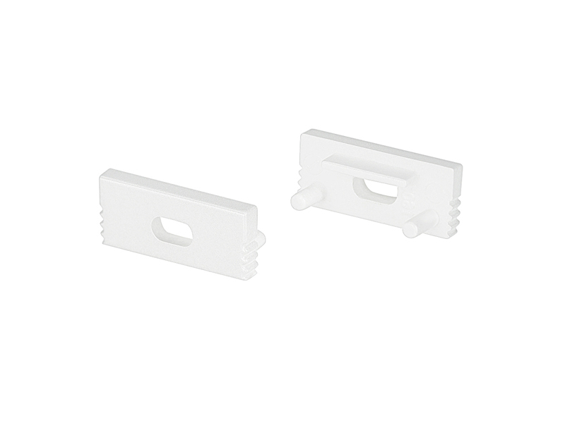 Заглушка SL-SLIM-H7 WHITE с отверстием купить оптом в Москве 