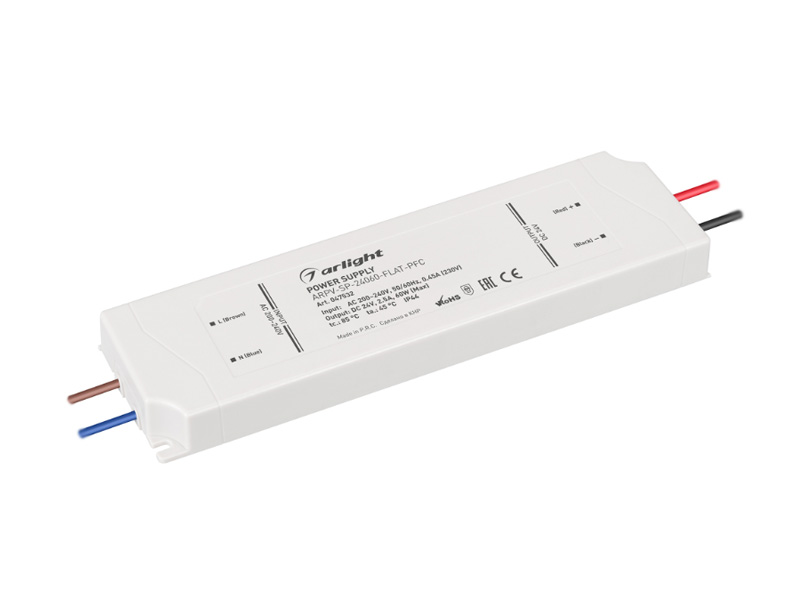 Блок питания ARPV-SP-060-FLAT-PFC купить оптом в Москве 