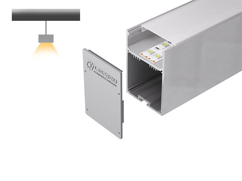 Профиль алюминиевый LP 7050 (2000 мм) купить оптом в Москве 