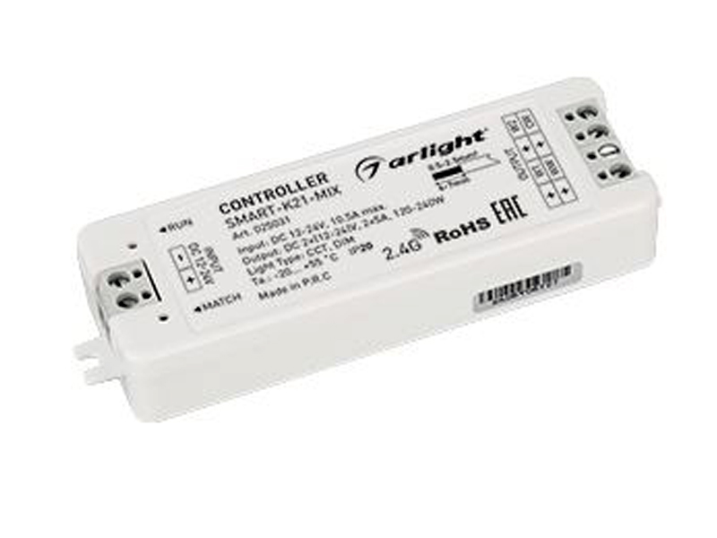 Купить Контроллер SMART-K21-MIX (12-24V, 2x5A) 