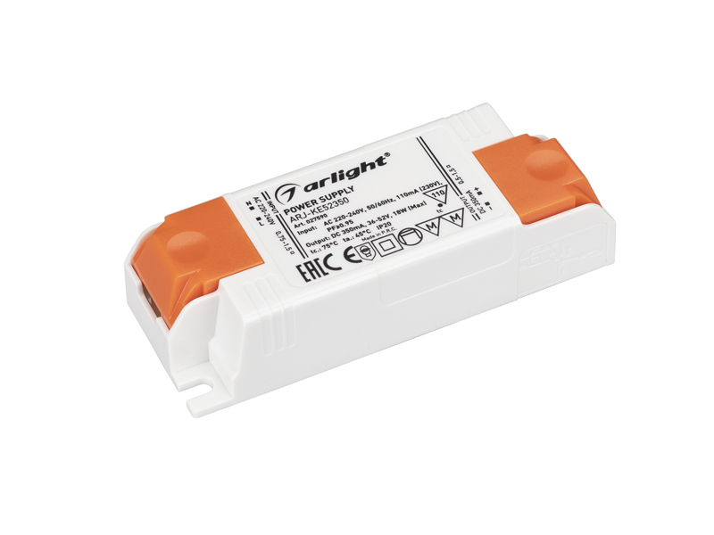 Блок питания ARJ-KE52350 (18W, 350mA, PFC) купить оптом в Москве 