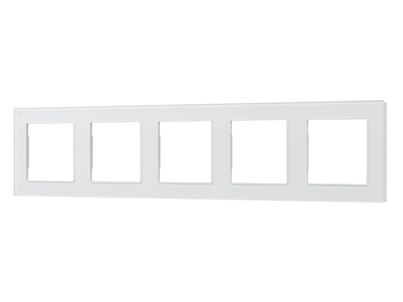 Купить Рамка стеклянная FRM-GLARE-GS-5-WH 