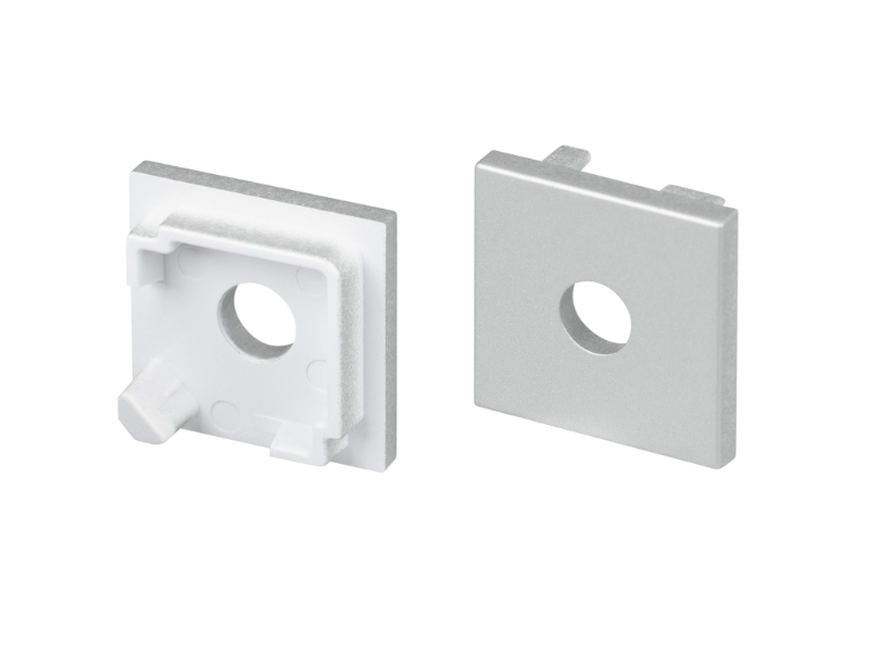 Заглушка SL-KANT-H16-S10 SQUARE с отверстием купить оптом в Москве 