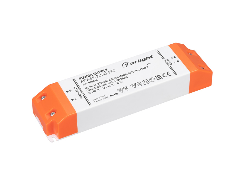 Блок питания ARV-SP-060-PFC купить оптом в Москве 