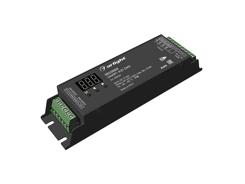 Декодер SMART-K25-DMX (12-36V, 4x8A) купить оптом в Москве 