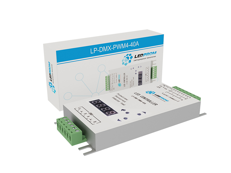 Декодер LP DMX 512 PWM4-40А купить оптом в Москве 