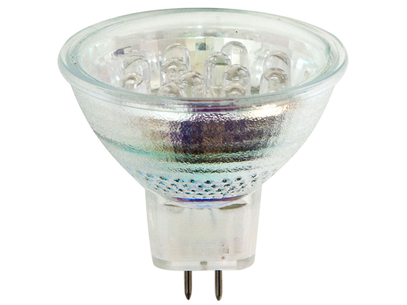 Лампа светодиодная JCDR-12LED RGB (медленная смена цвета) купить оптом в Москве 